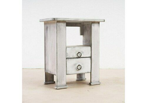 Nightstand With Shabby Open Space
