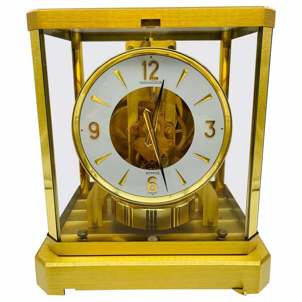 Atmos Jaeger Lecoultre Fireplace Clock Cal. 528 Vinterior