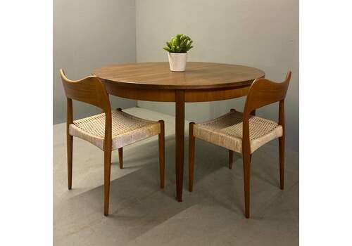 White And Newton Dining Table Midcentury