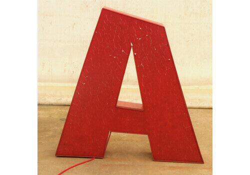Eastern Bloc Vintage Iluminated Letter A In The Form Of A Floor Night Lamp, 1970