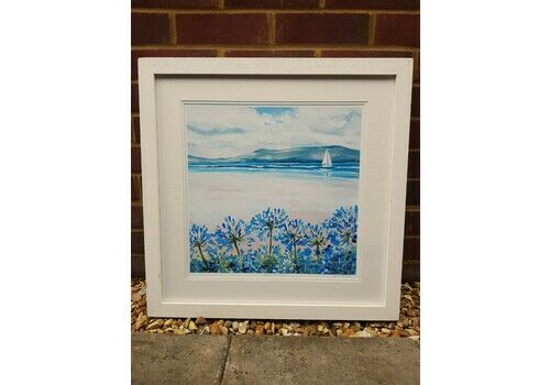 Large Painting 'Against The Tide' By Cornish Artist Judi Trevorrow