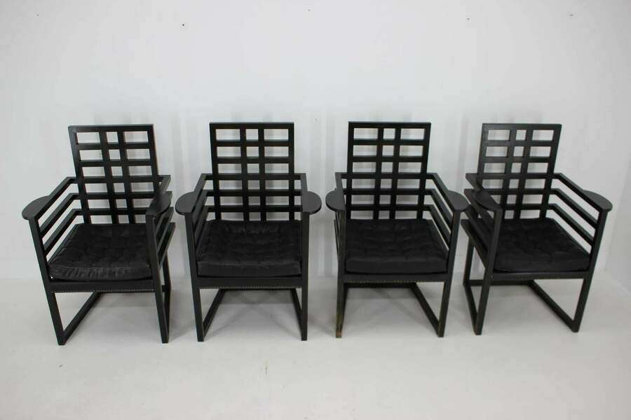 Wittmann Josef Hoffmann デザイン 椅子 Sitzmaschine Armchair - Wittmann
