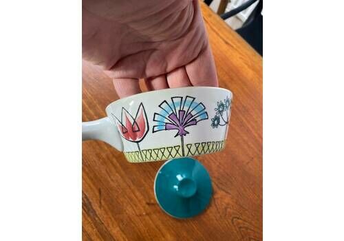 Scandinavian Ceramic Pan Illustrations By Berit Ternell In 1960