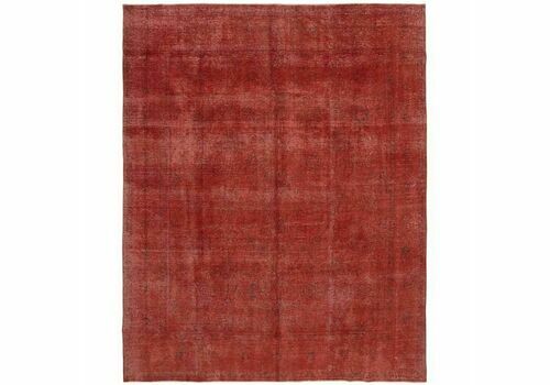 Handmade 380 X 316 Cm Red Over Dyed Large Area Rug