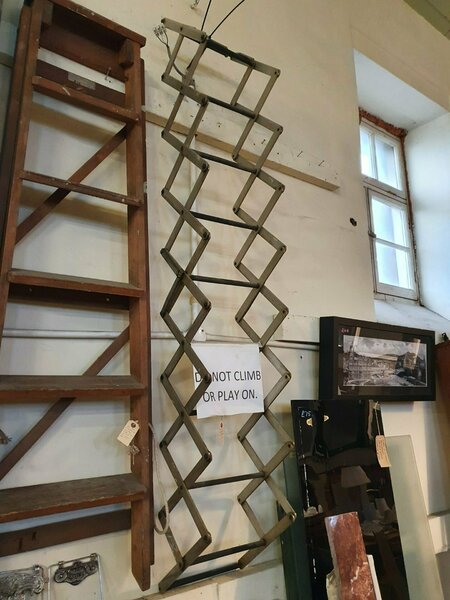 Vintage Fire Escape Ladder, Collapsible 0292 | Vinterior