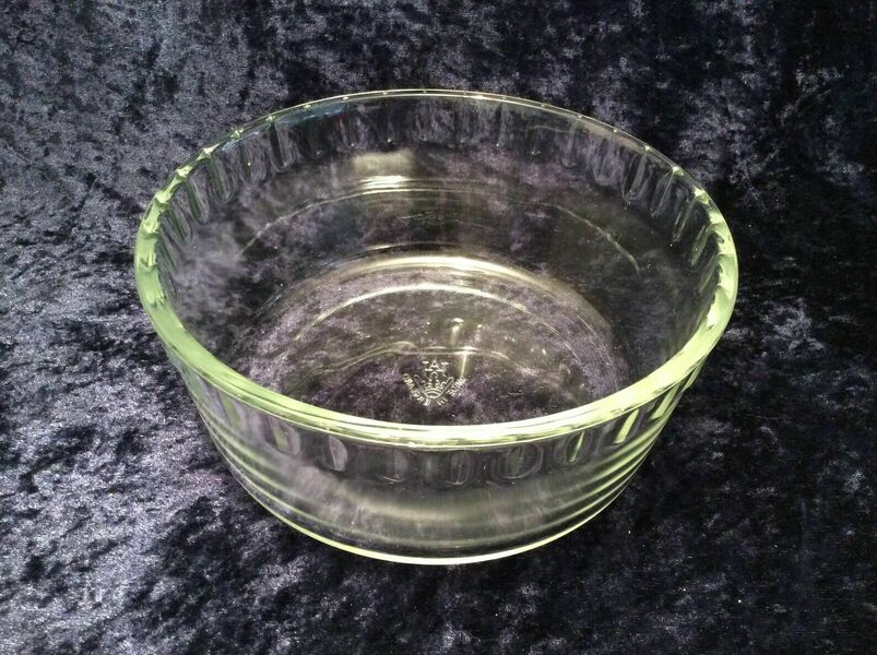 1960s/70s Jaj Pyrex Glass Soufflé Dish, Pyrex Baking Dish, Pyrex