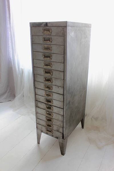 Tall And Narrow Reclaimed Vintage Urban Industrial 1940s Stripped