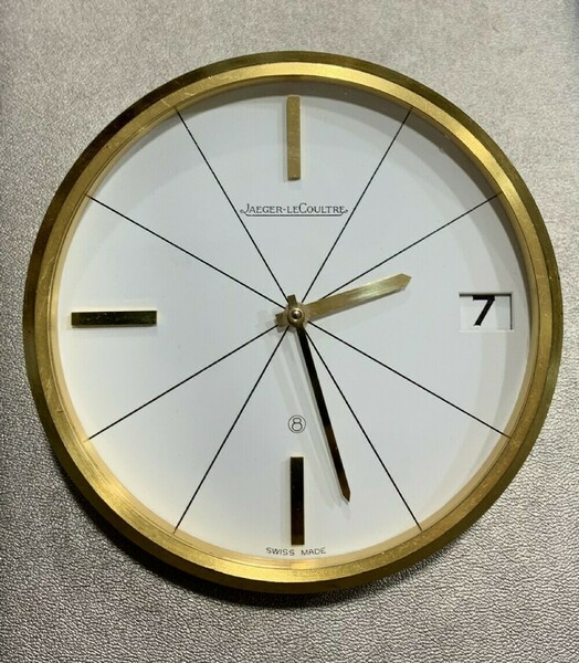 Jaeger Lecoultre 8 Day Desk Clock Vinterior