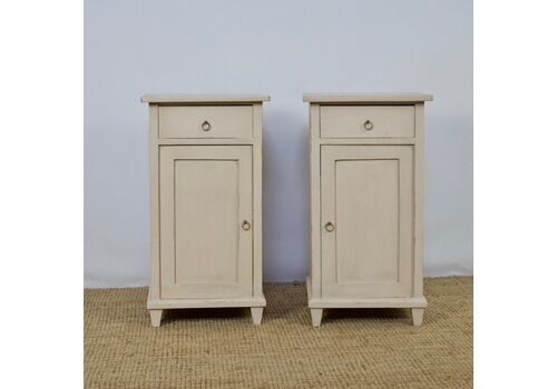 Pair Of Continental Bedside Cupboards