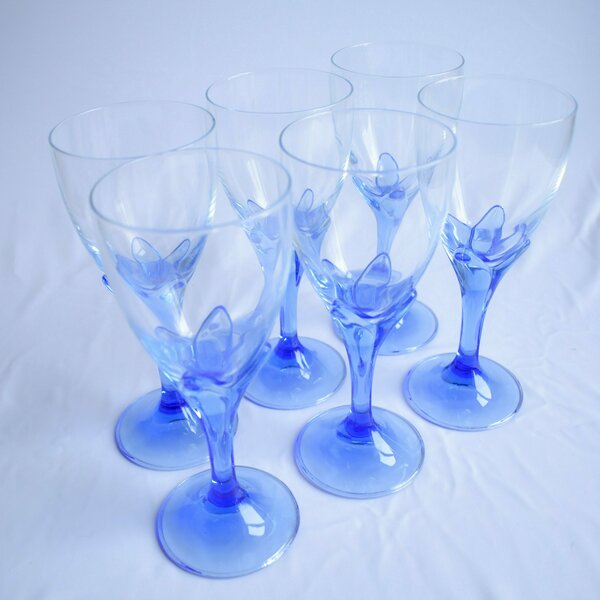 Verres à Vin Bormioli Rocco Romantique - Lot De 12 Verres Cristal Taillé 320ml - Style Vintage Italien