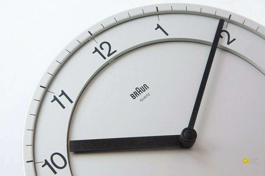 Braun Abw 31 Wall Clock Type 4861 Millennium Edition Dietrich Lubs