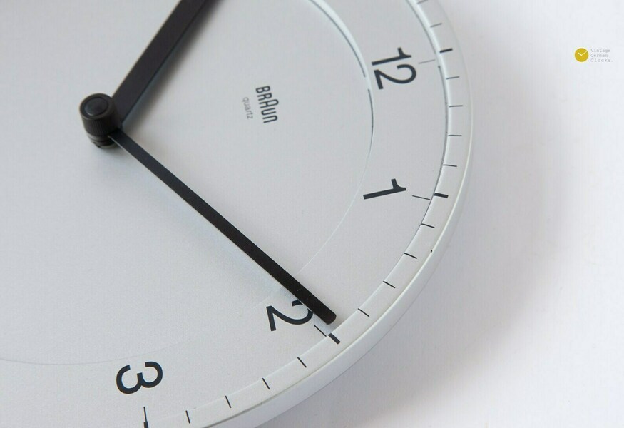 Braun Abw 31 Wall Clock Type 4861 Millennium Edition Dietrich Lubs