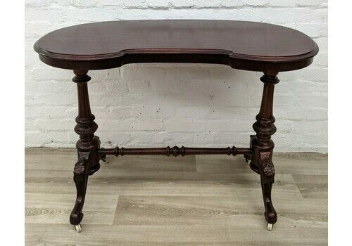 Victorian Mahogany Kidney Topped Desk