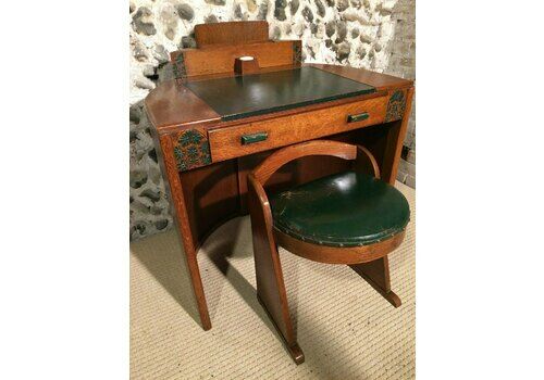 Art Deco Desk And Matching Chair E Gomme