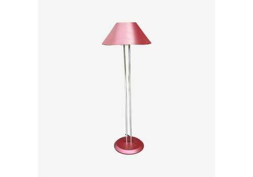 Red Retro Metal Lamp | Table Lamp | Desk Lamp | Night Light | Bordeaux Red Colored | Mid Century Modern Lighting | Vintage 1980s