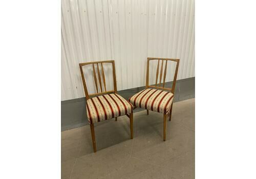 Set Of 4 Oak ‘Burford’ Dining Chairs By Gordon Russell 50s 60s Mid Century