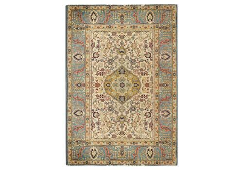 Antique Rug Cream Exclusive Handmade Carpet Decorative Area Rug