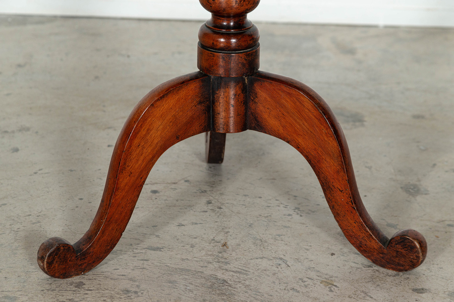 Irish 18thc Cherry Bobbin Tea Side Table photo Furniture