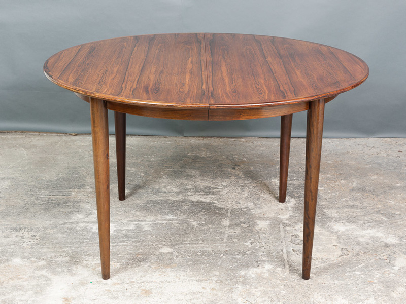 1960s Kai Kristiansen Danish Rosewood Dining Table 1960s Kai Kristiansen Danish Rosewood Dining Table