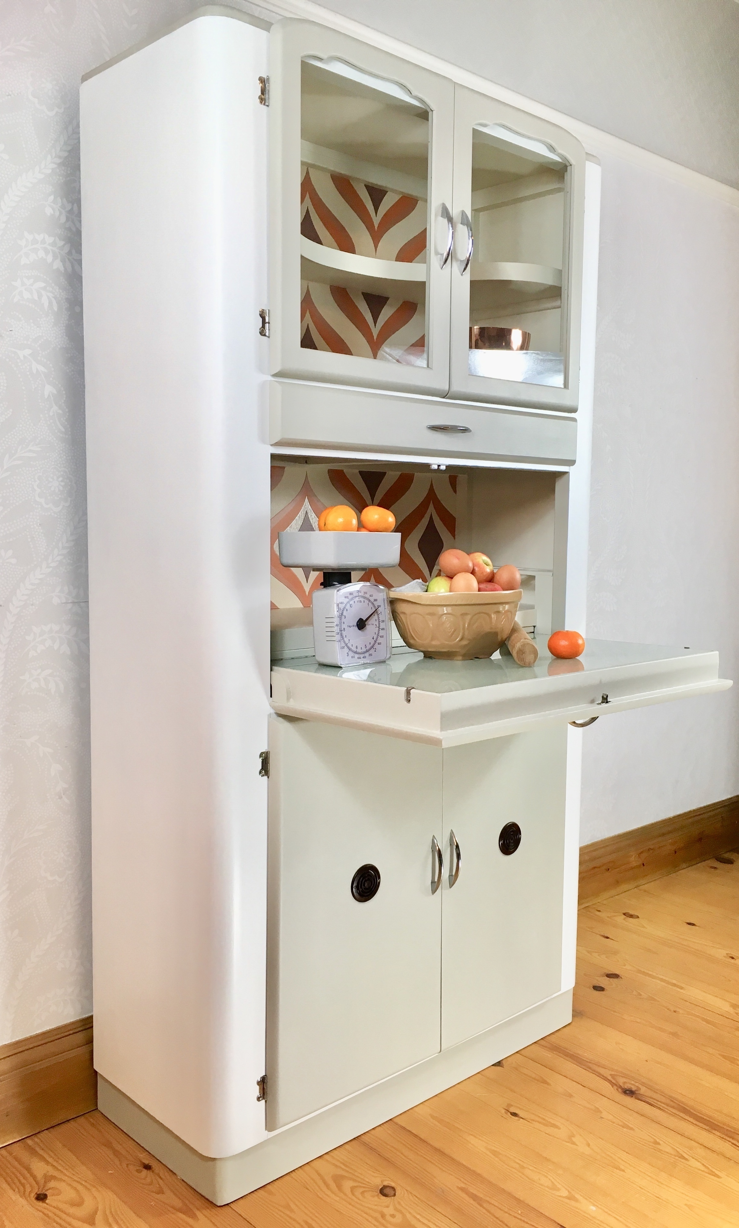 Mid Century Vintage Retro Kitchenette Larder Cupboard Pantry Storage Cabinet 1960s Retro Kitchen Storage Cupboard Harris Lebus Retro Cabinet Harris Lebus Vinterior