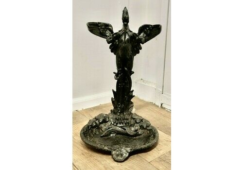 A 19th Century French Cast Iron Umbrella Stand.