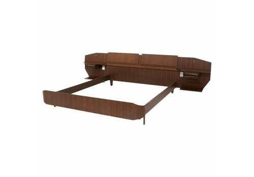 Vintage Italian Double Bed With Bedside Tables Attributed To Ico Pairisi
