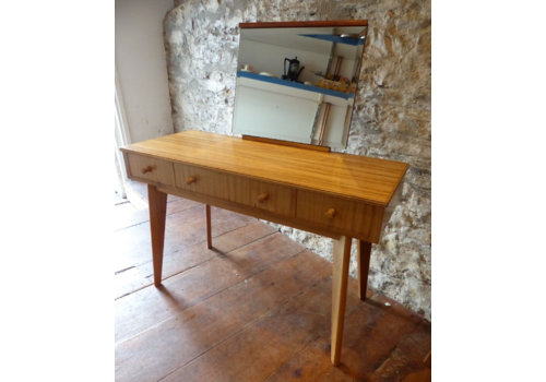 Vintage Mcm Retro Dressing Table Cumbrae Morris Of Glasgow Polished