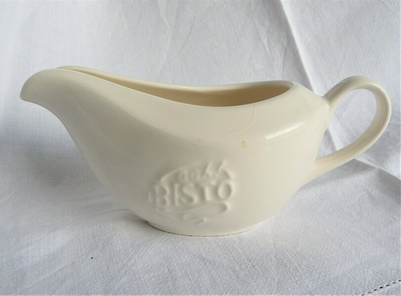 Vintage 'Aah! Bisto' Ceramic Gravy Boat / Sauce Jug Vinterior