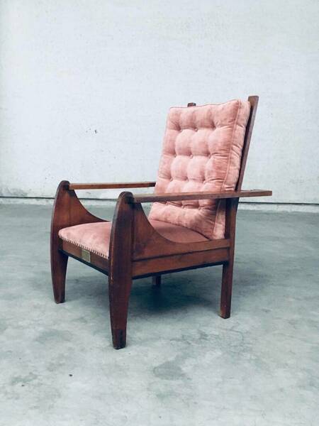 Art Deco Dutch Modernism Reclining Grand Armchair, Netherlands - Main Image