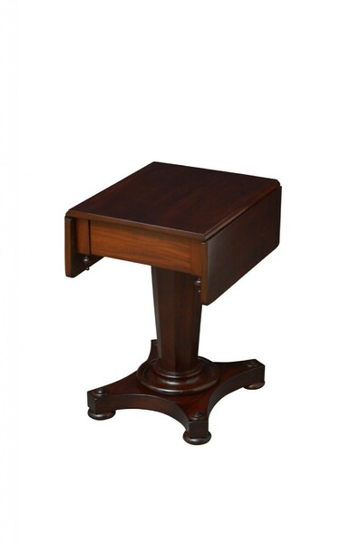 William IV / Early Victorian Mahogany Drop Leaf Table photo furniture
