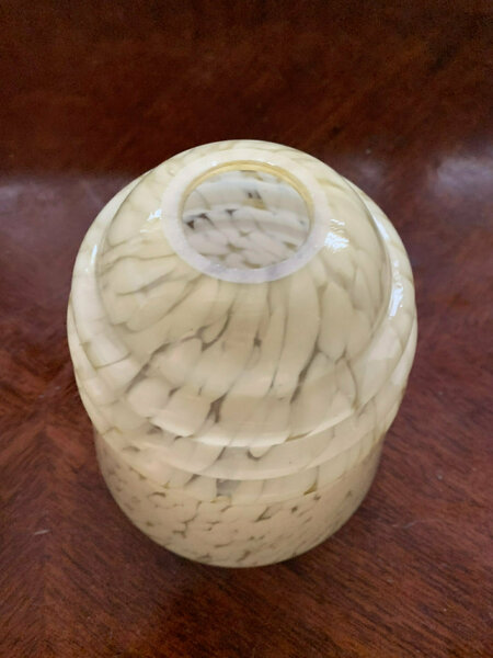 Classic Single Marble Art Deco Shade photo for sale