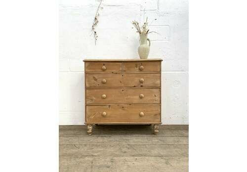 Victorian Pine Chest Of Drawers