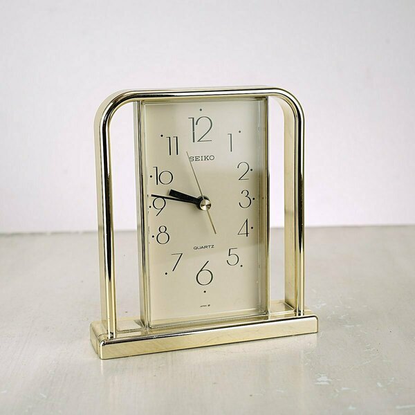 Vintage Seiko Table Clock Vinterior