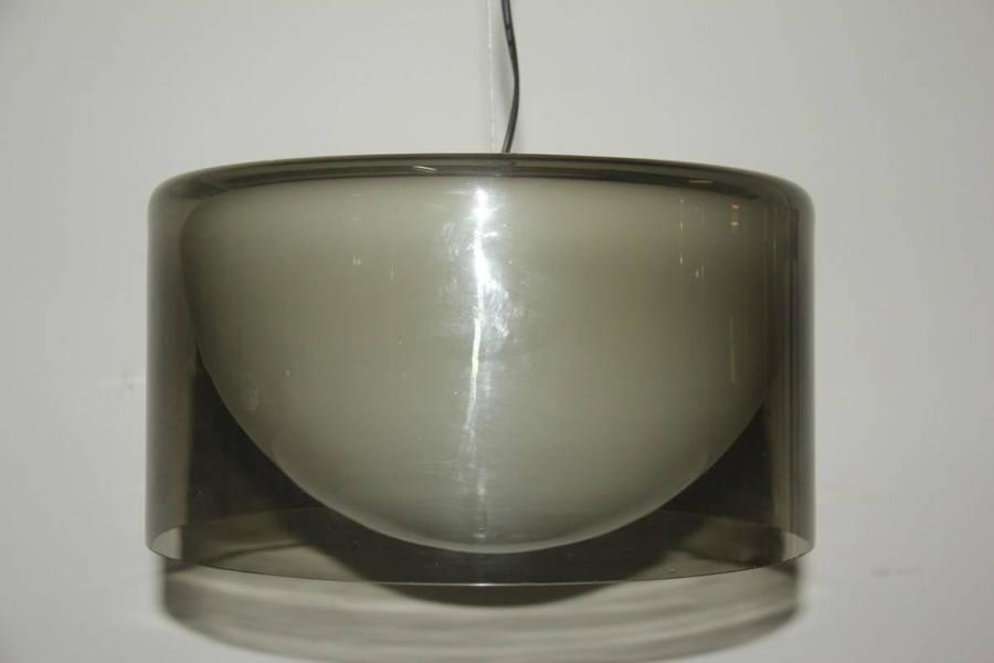 Ceiling Lamp Lumenform Toso Design, 1960s, Murano Art Glass photo for sale