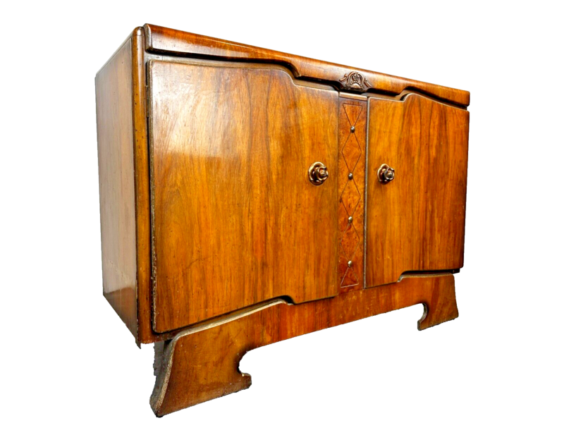 Antique Glendale Art Deco Style Sideboard Buffet Vinterior