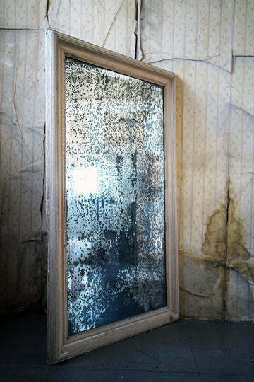 A Large Late 19thc Rectangular Wall Mirror C.1880 photo furniture