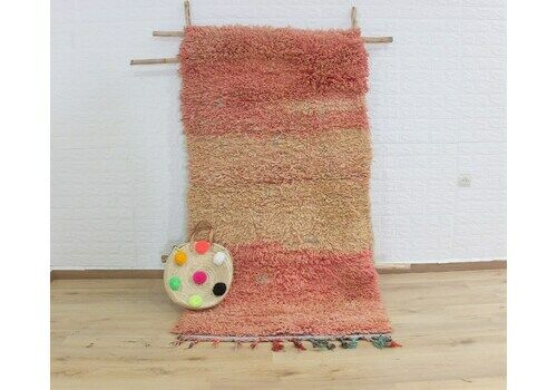 Moroccan Vintage Boujaad Runner Rug, Berber Rug, Moroccan Carpet, Handmade Rug, Area Rug, Soft Rug,