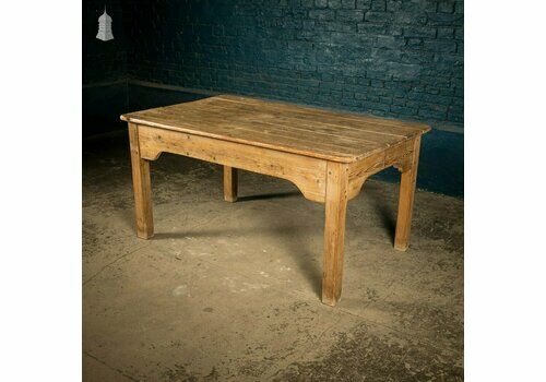 Scullery Kitchen Table, 18th C Pine Farmhouse Dining Table
