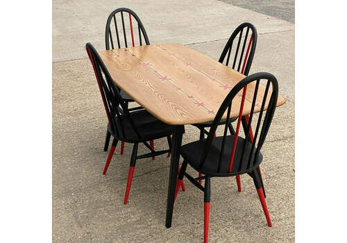 Ercol Dining Table And Chairs Black And Red Resin Table Design Kisses Commission Order