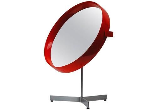 Mid Century Uno And Osten Kristiansson Table Mirror For Luxus Vittsjö