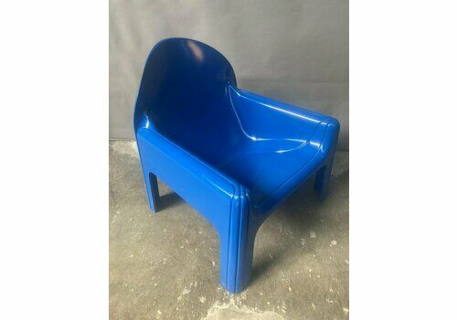 Blue Model 4794 Armchair By Gae Aulenti For Kartell, 1974