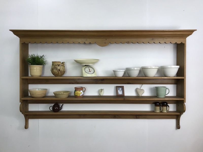 Stunning Antique Pitch Pine Plate Rack Vintage Farmhouse Kitchen Plate Rack Vintage Farmhouse Kitchen