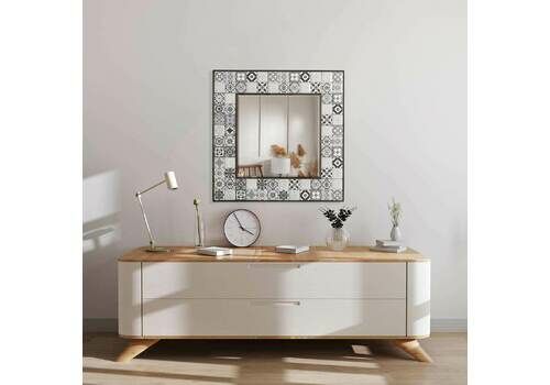Stew Handmade Natural Wood Framed Wall Hanging Mirror