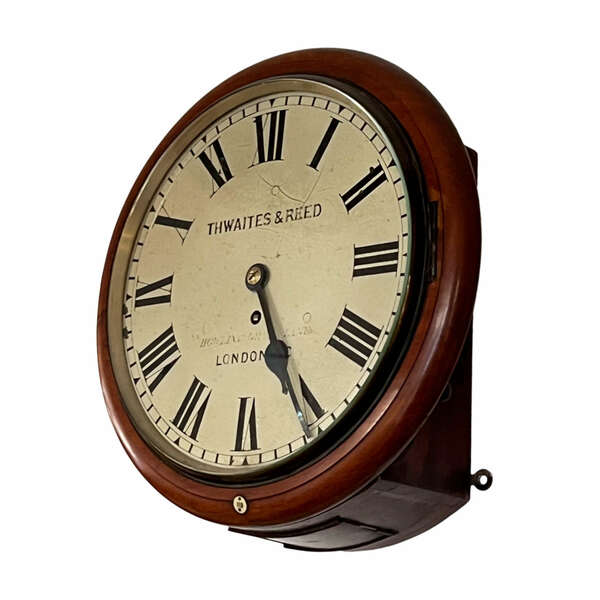 Thwaites And Reed 19th Century Wall Clock Vinterior