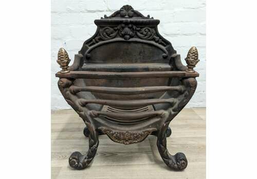 20th Century Cast Iron Fire Grate