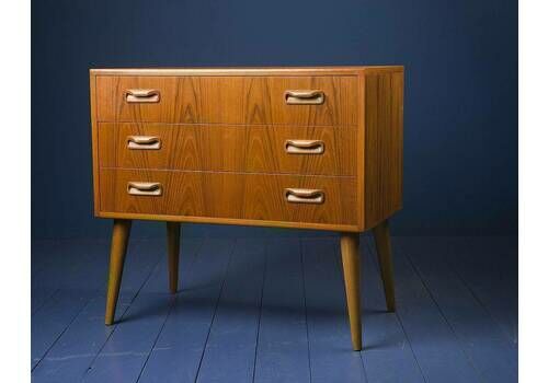 G Plan Mid Century Retro Teak Chest Of Drawers Sideboard Tv Cabinet 1970s