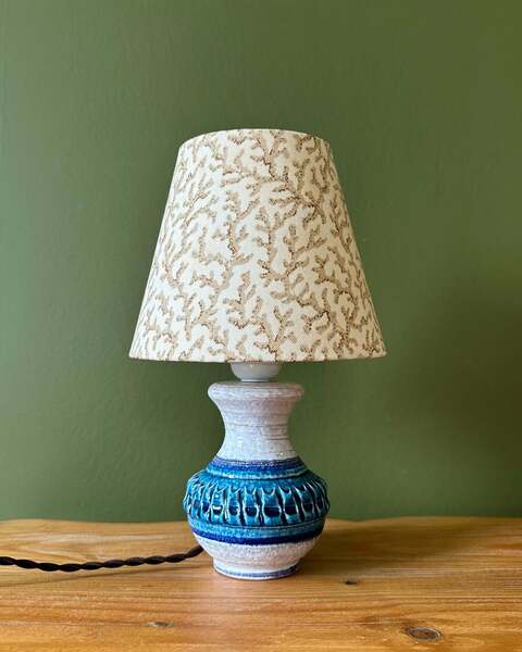 Small Vintage Table Lamp With Shade photo furniture