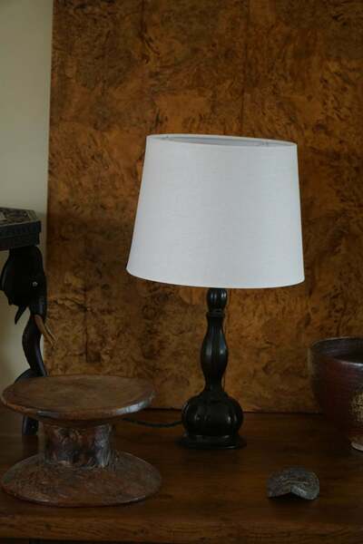 Danish Art Deco Table Lamp By Just Andersen In Diskometal, Model 80d, 1920 $1,500 photo furniture