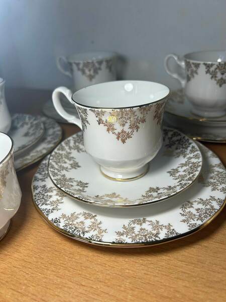 Bone China Tea Antique Coffee Cups And Saucers Vintage European