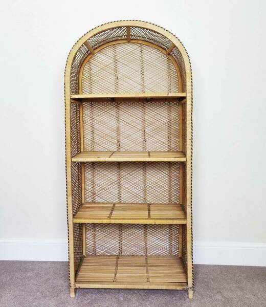 Wicker shelving unit 2025